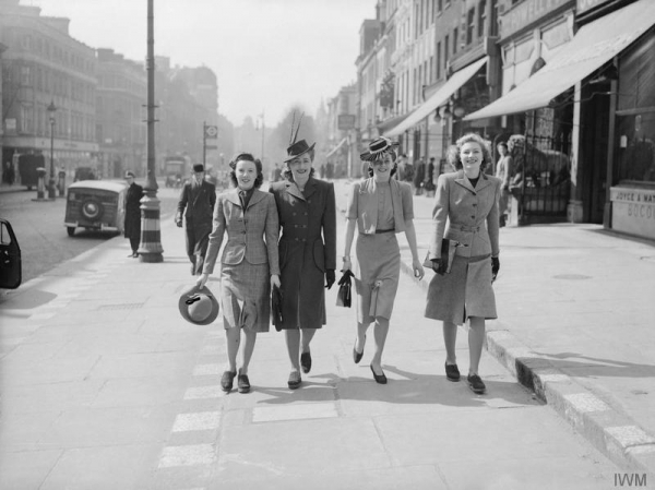 Women walking in wartime. Stories told at meet the veterans events. 