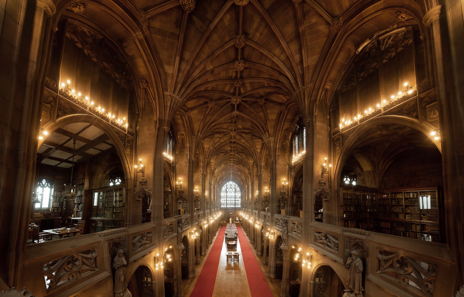 Magic bowls event. Image shows The historic Reading Room in John Rylands Library