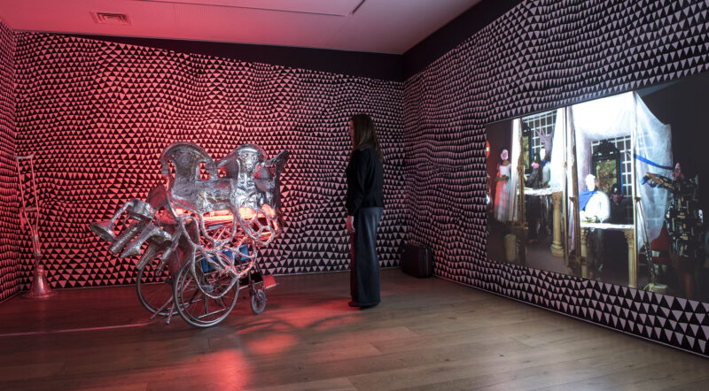 Ramin Haerizadeh, Rokni Haerizadeh & Hesam Rahmanian, installation view at Open Eye Gallery, Liverpool Biennial 2016. Photo: Mark McNulty.