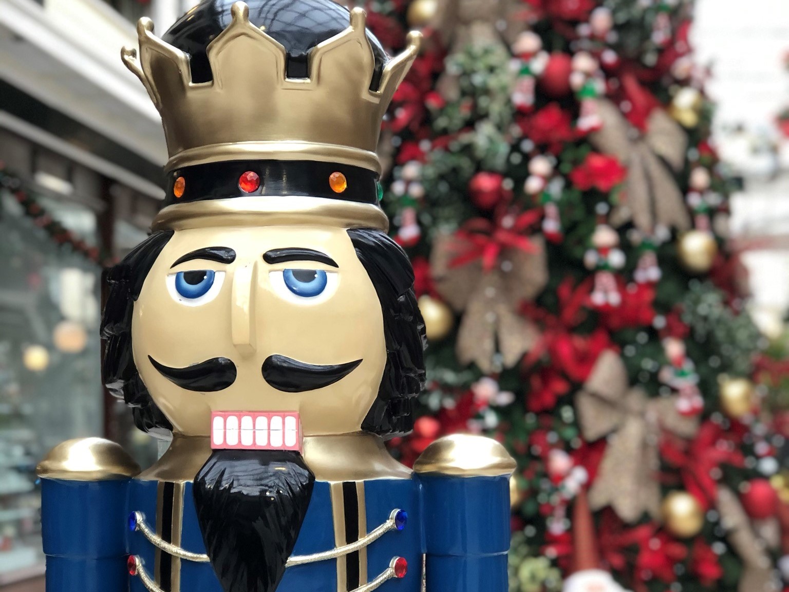 Nutcracker figure, part of Christmas in Southport